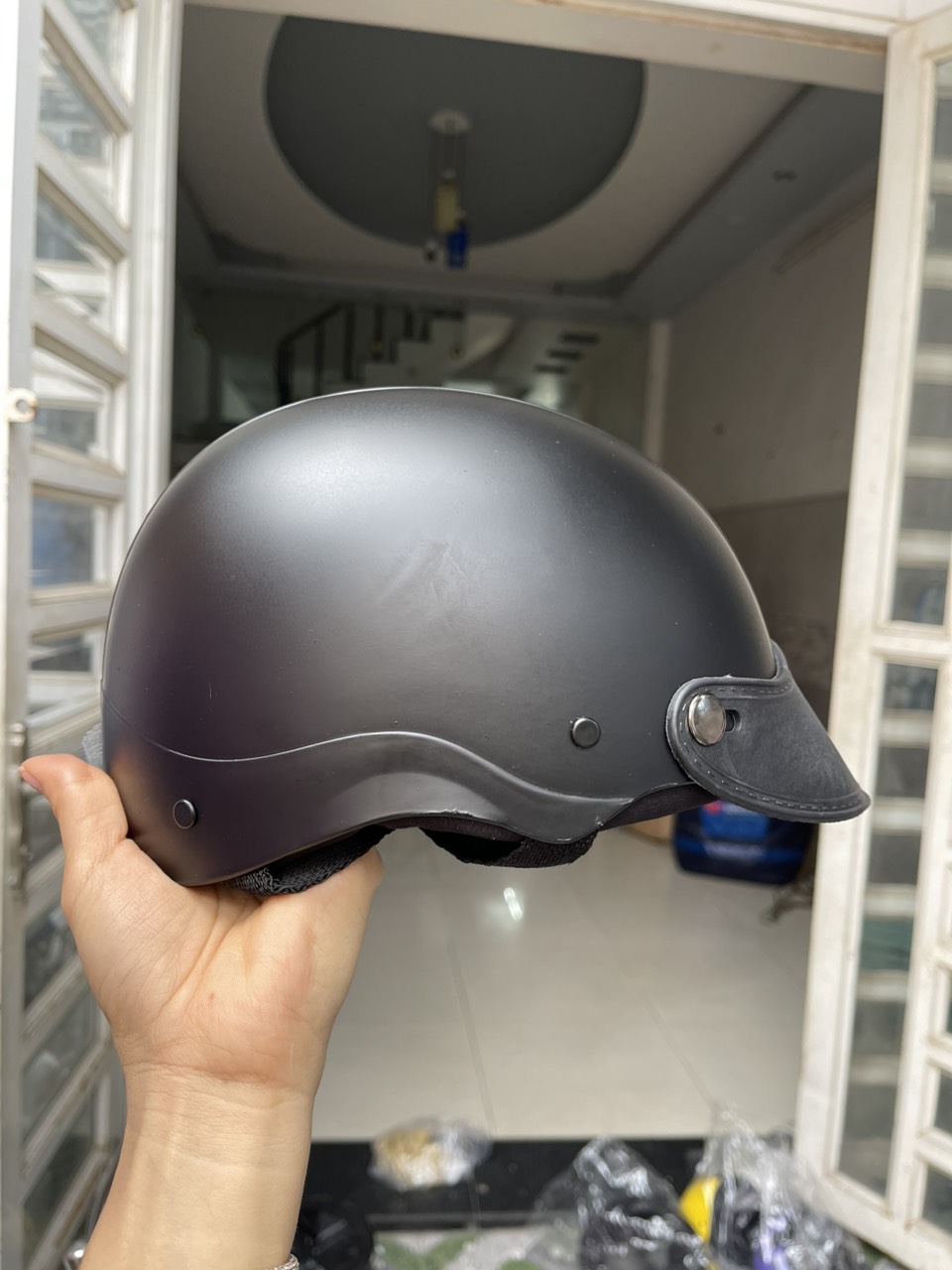 nón bảo hiểm nửa đầu nhiều màu lựa chọn