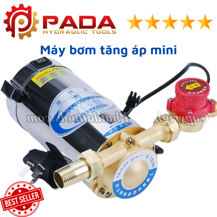 Máy bơm tăng áp đóng ngắt tự động khi sử dụng,tăng áp cho máy giặt,sen vòi,bình nóng lạnh...