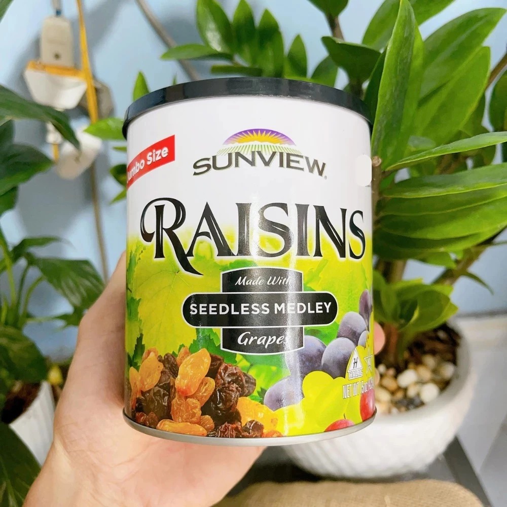 Nho Khô Sunview Raisin 425g Thơm Biếu Tặng - Quà Tặng Tết Sang Trọng -D04