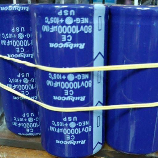 Tụ lọc nguồn 80v 100v 10.000uf RUBY