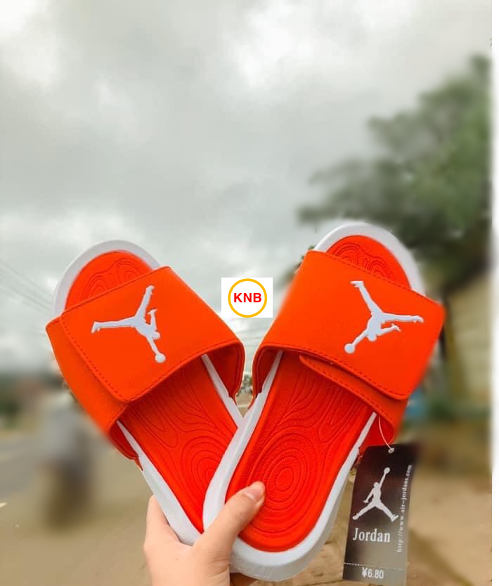 Dép quai ngang nam nữ JD6 ĐỎ VIỀN TRẮNG, Dép jordan nữ màu đỏ viền trắng dép thể thao dành cho cả nam và nữ, mẫu hot 2020