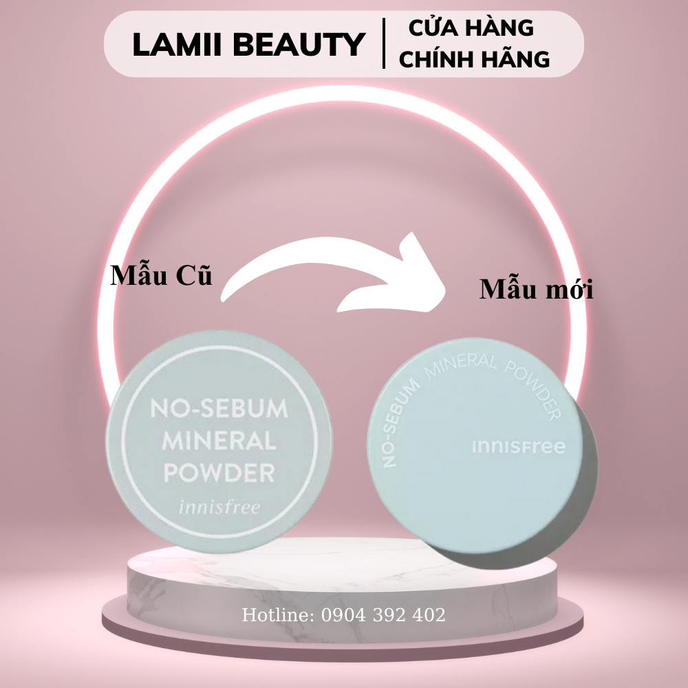 [HCM]Phấn Phủ Bột Kiềm Dầu Innisfree No Sebum Mineral Powder bản mới - LAMII BEAUTY