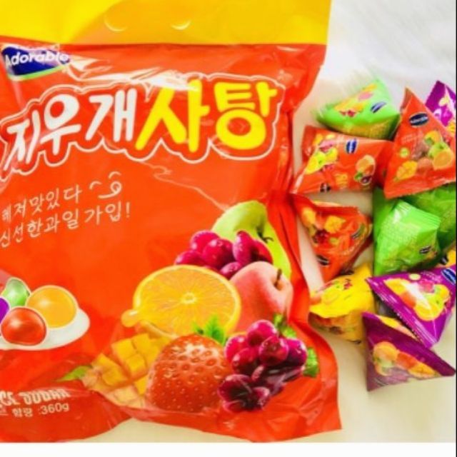 Kẹo dẻo trái cây hàn quốc adorable 360g