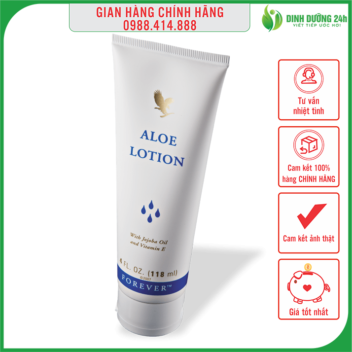 Kem dưỡng da aloe lotion 062flp | kem dưỡng da lô hội aloe vera giúp da mịn màng, cung cấp dưỡng ẩm cho da