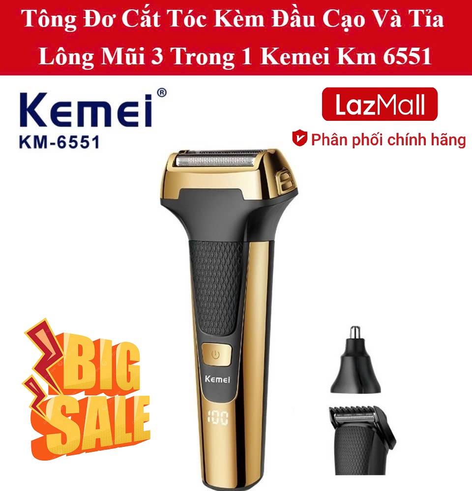 Giảm Hết Cỡ LazMall Deal Hời Máy Cạo Râu Nam Mini Đa Năng 3 In 1 Cao Cấp Nhật Bản Tông Đơ Cắt Tóc Tỉa Lông Mũi Massage Mặt Dao Cạo Râu Điện Tiếng Ồn Thấp Cạo Khô Cạo Ướt Không Gây Xước Chống Nước IPX7, Mua Ngay Hôm Nay Để Nhận Ưu Đãi.