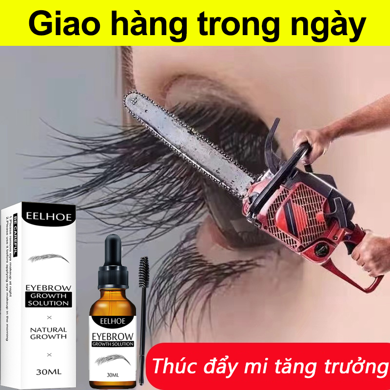 Serum tăngtrưởng lông mày, tinh chất tăng trưởng mọc dày lông mày, tinh chất mọc mi 30ml, dày lông màu đen lông mày, giúp lông mày mọc tự nhiên