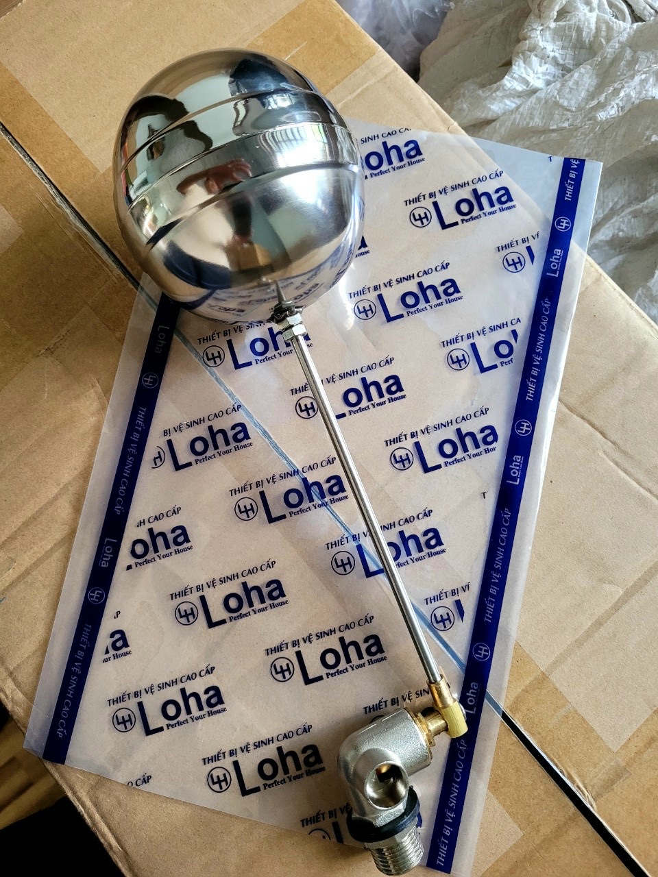 Phao bồn nước - phao cơ tự ngắt inox 304 phi 21,27