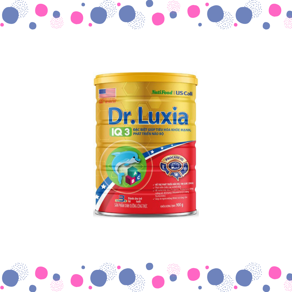 Sữa bột dr.luxia iq 3 - loại 900g