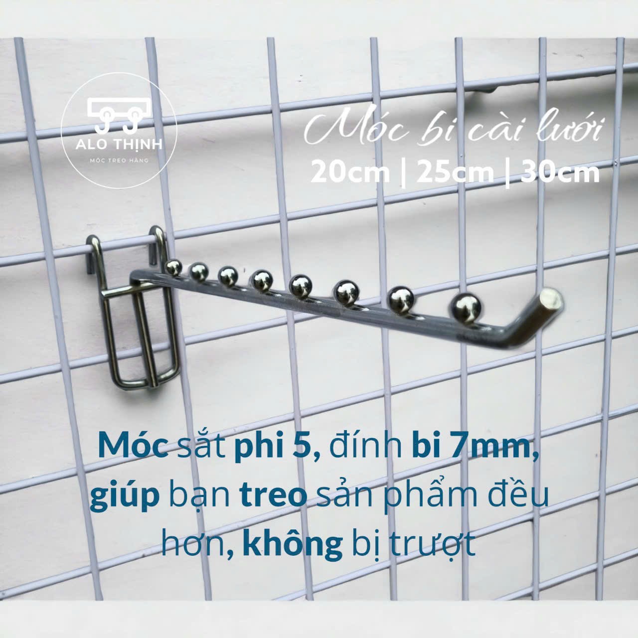 Móc treo quần áo 20-25-30 cm