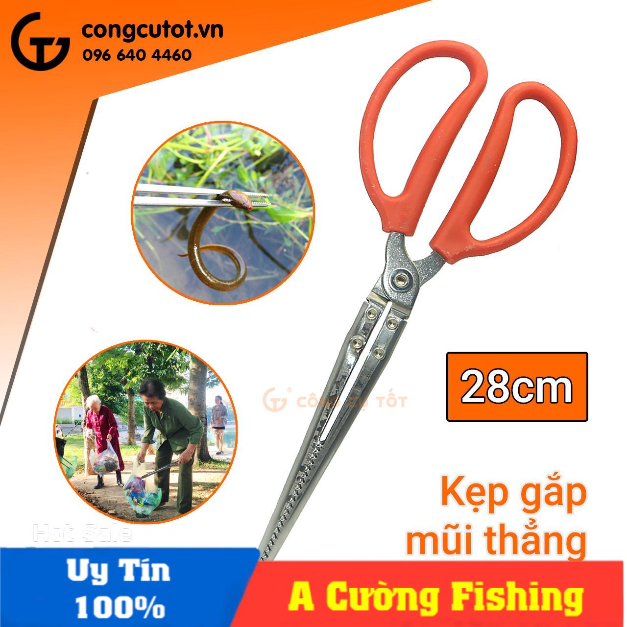 Kẹp gắp dài hình kéo mũi nhọn thẳng