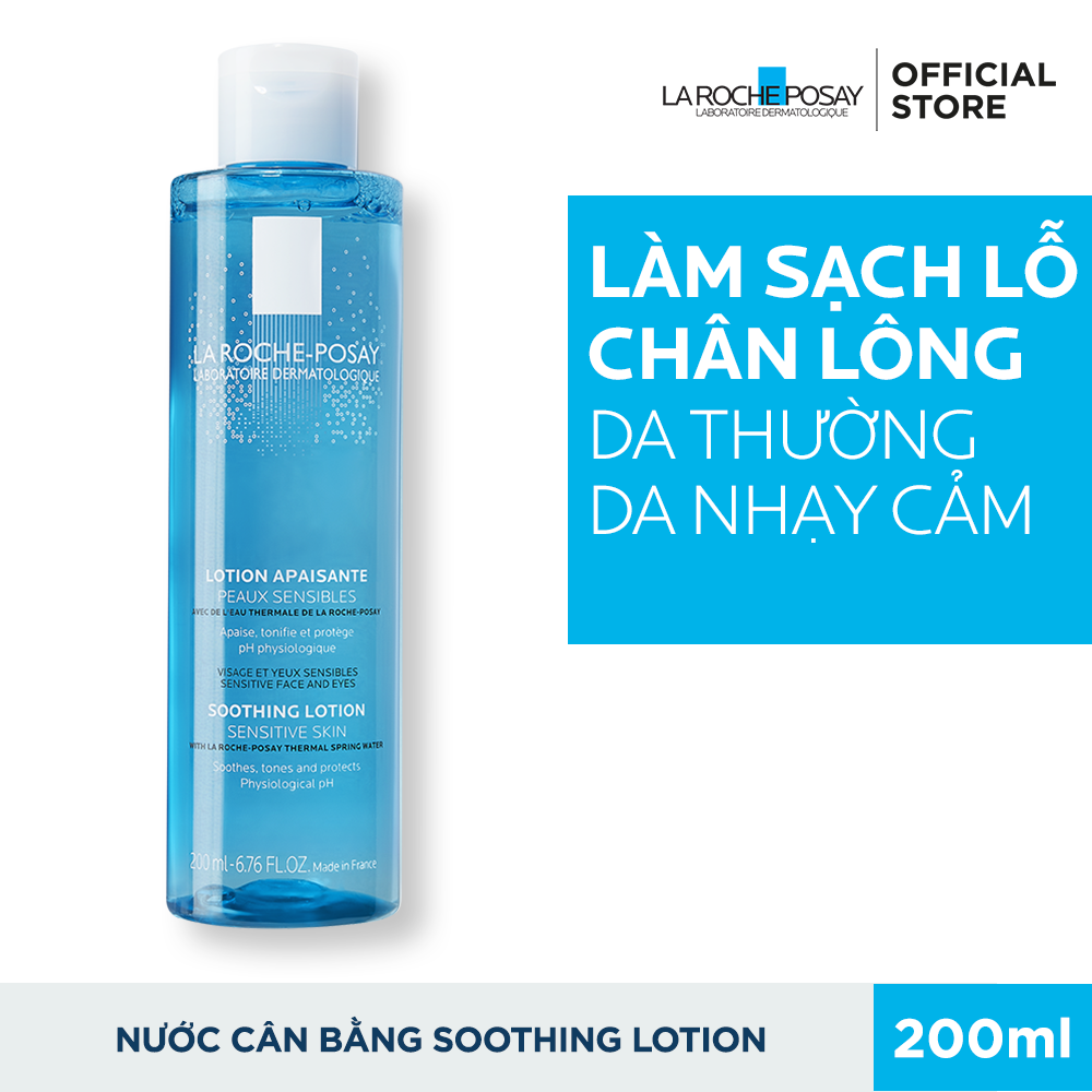 Nước cân bằng giàu khoáng dành cho da nhạy cảm La Roche-Posay Soothing Lotion Sensitive Skin 200ml