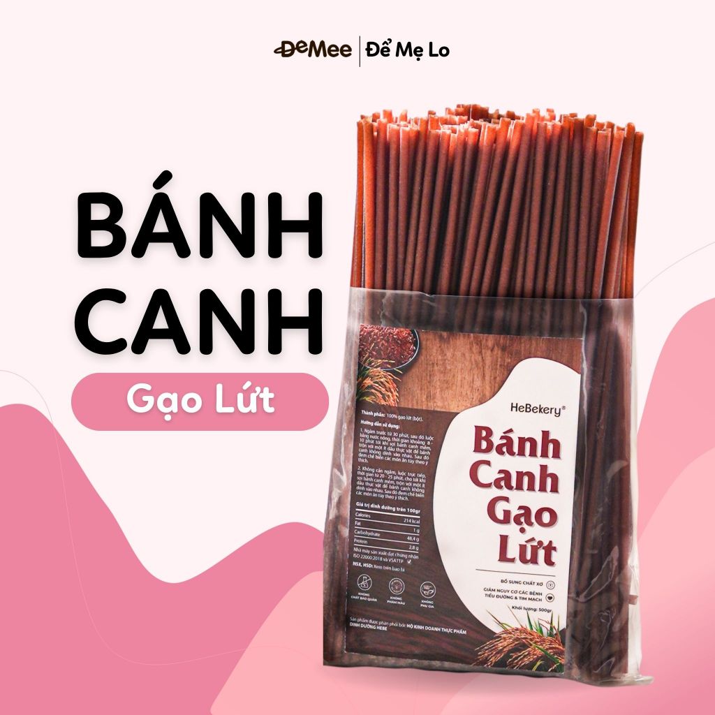 Bánh Canh Gạo Lứt Hebekery - Dinh Dưỡng Chuẩn Eatclean - Healthy Cho Mẹ Và Bé by Demee
