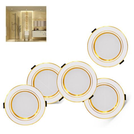 Đèn led âm trần 9w - tản nhiệt - phi 110 - 3 chế độ sáng - độ bền cao