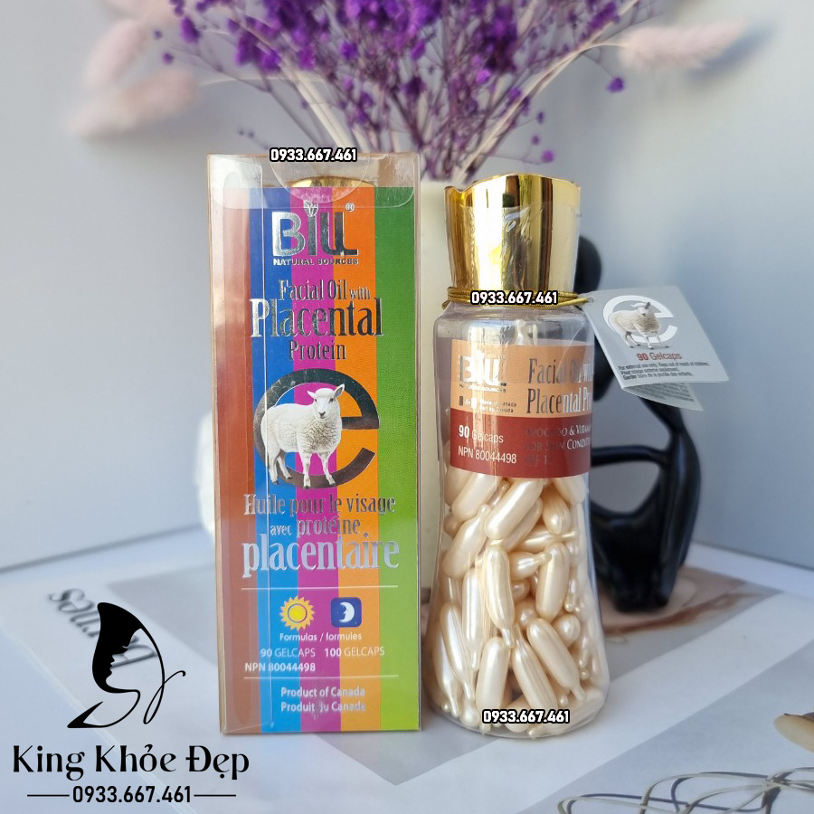 [HCM]Viên Bôi Nhau Thai Cừu Bơ Và Vitamin E 90 Viên (Chống Nắng SPF/15)