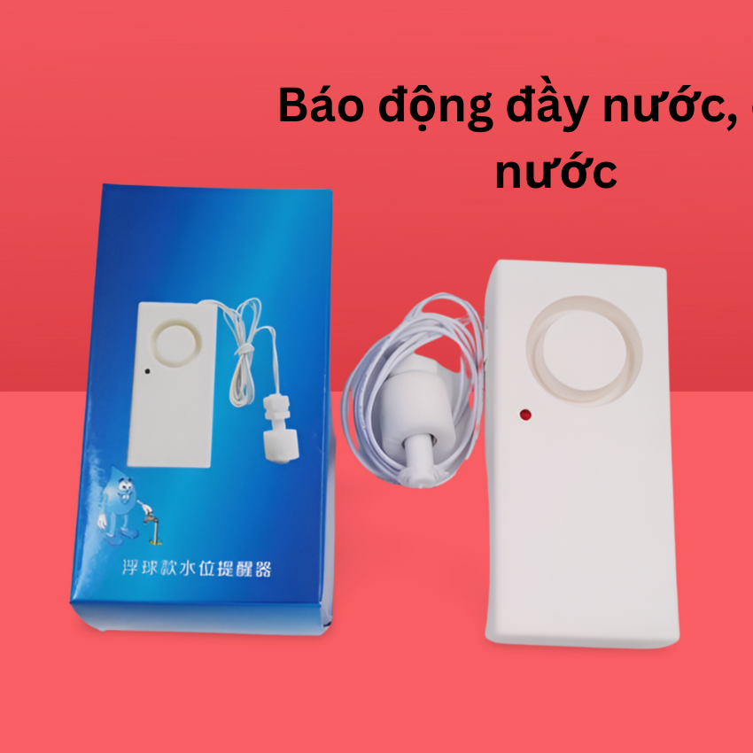 Báo động rò rỉ nước, cảnh báo cảm biến phát hiện tràn nước an ninh gia đình, cảnh bảo cạn nước