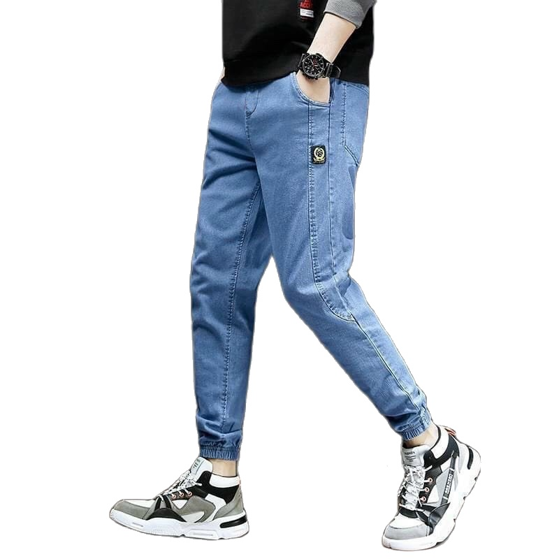 [HCM]Quần Jogger JEAN DÀI NAM CAO CẤP VẢI ĐẸP CO GIÃN MÀU XANH XÁM XƯỚC NHẸ RẤT ĐẸP 176