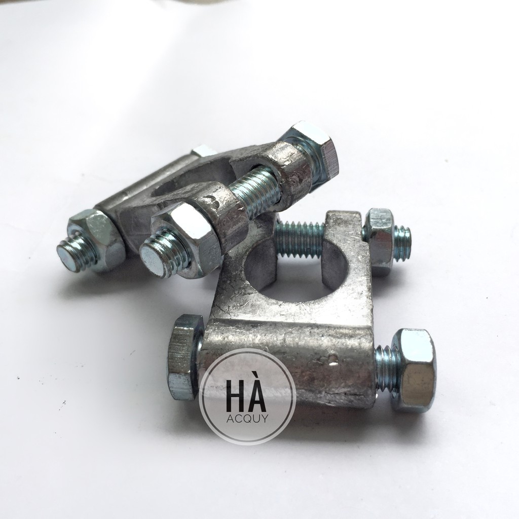 Đầu Bọp Cọc Bình Ắc Quy bằng Chì Vuông Phi 18 (D18 mm)-1 cặp