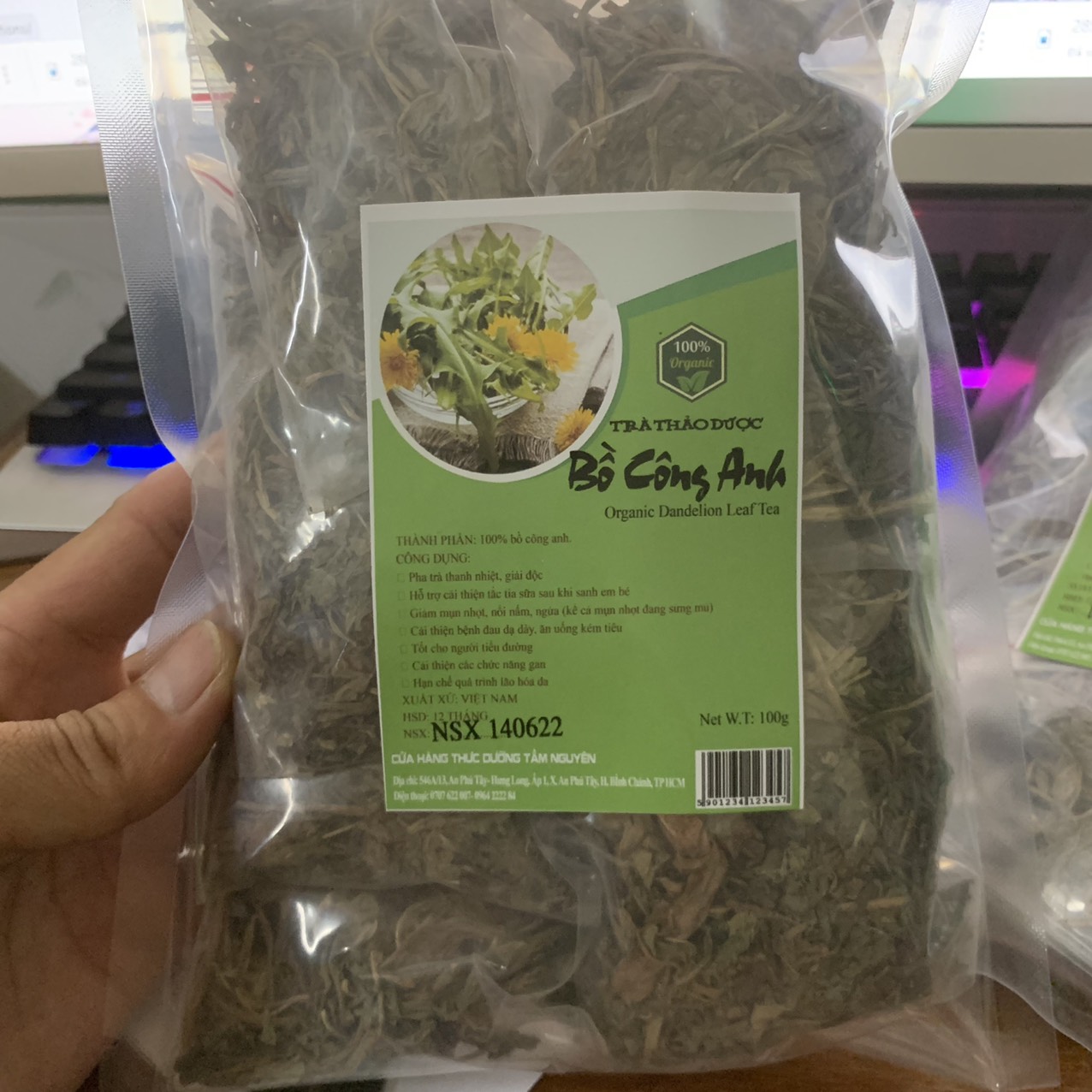 Trà bồ công anh 100g -10 x 10g/gói