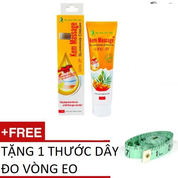 [HCM]Kem tan mỡ gừng ớt Ngân Bình sử dụng cho vùng bụng bắp tay và đùi