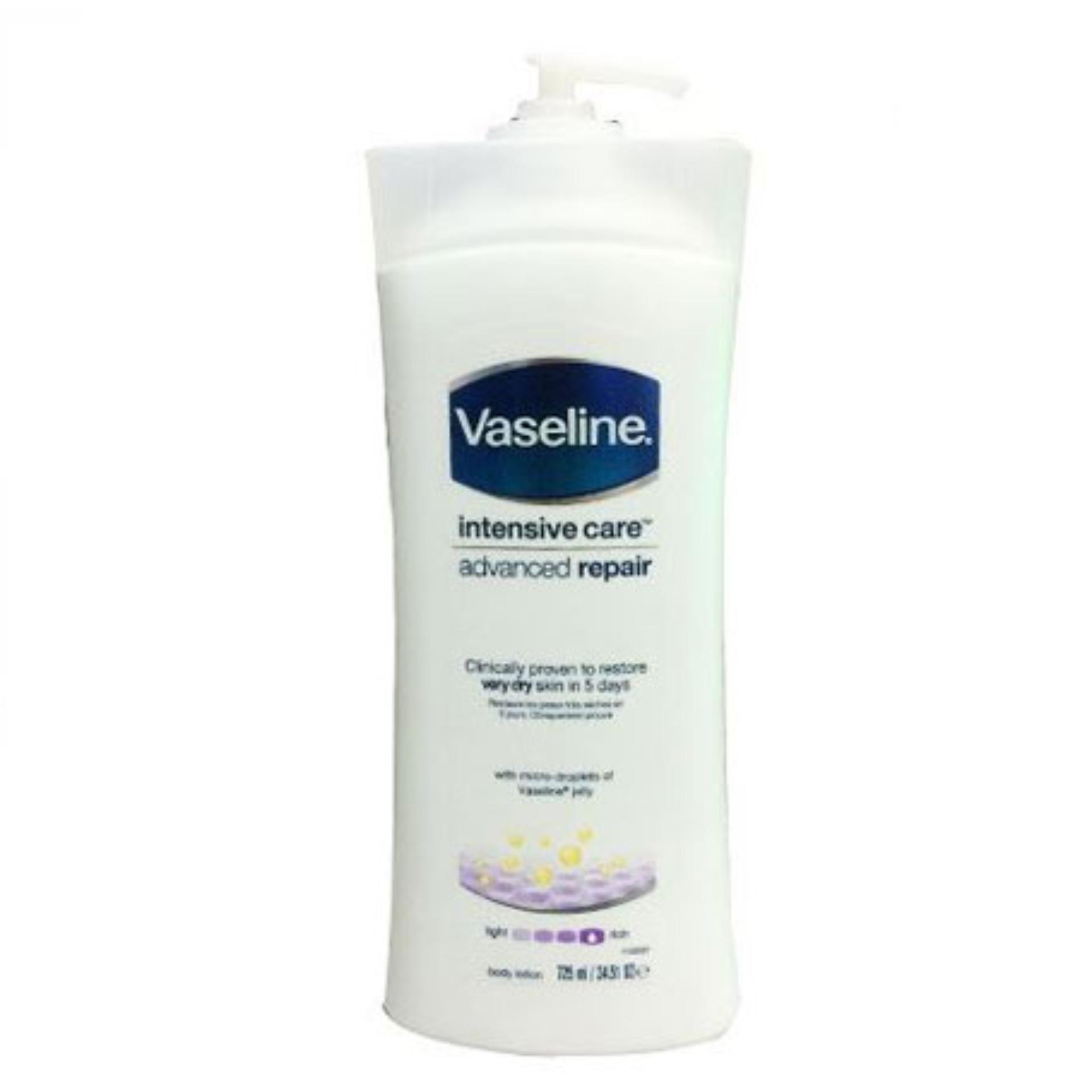 Dưỡng thể cấp ẩm vaseline 725ml - trắng
