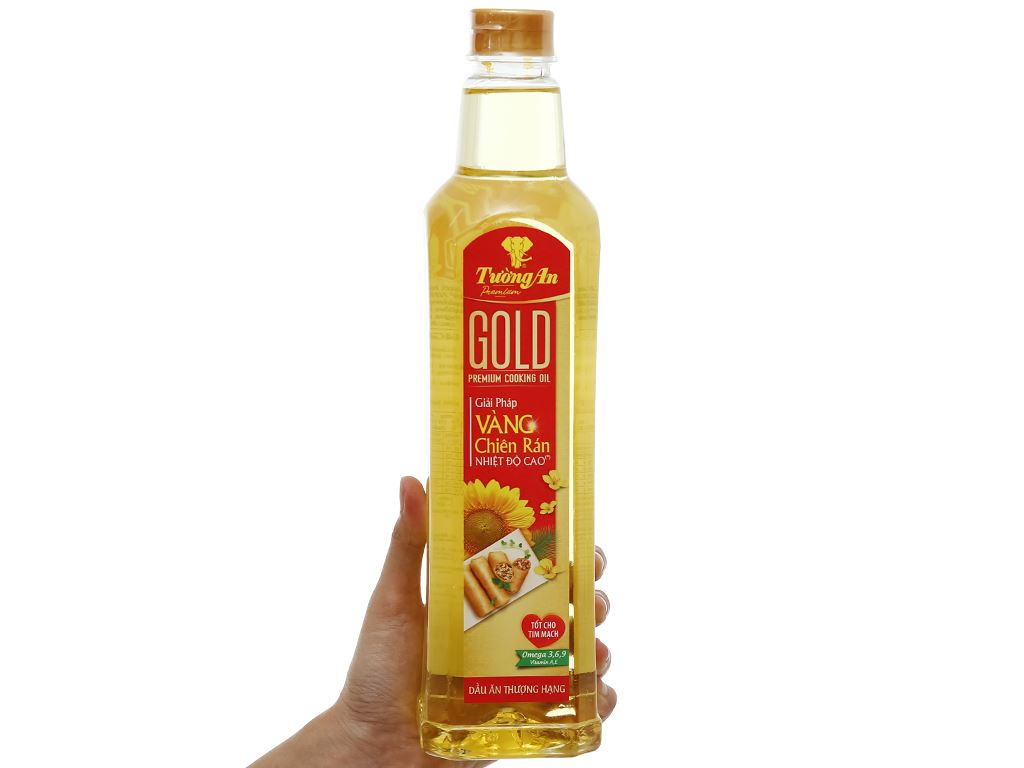Dầu ăn cao cấp Tường An Gold chai 1 lít