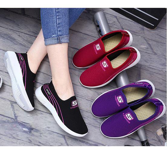 Giày thể thao nữ đường 2 chỉ thời trang