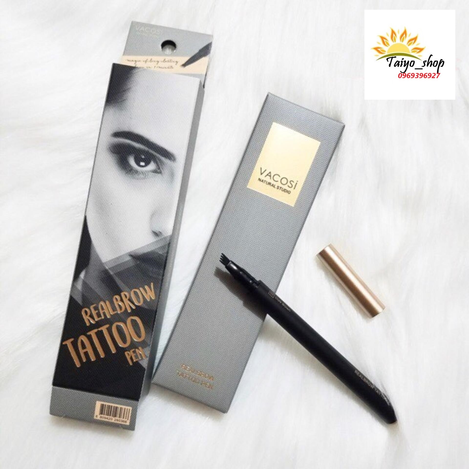 Bút kẻ mày dạng xăm Vacosi Realbrow Tattoo Pen