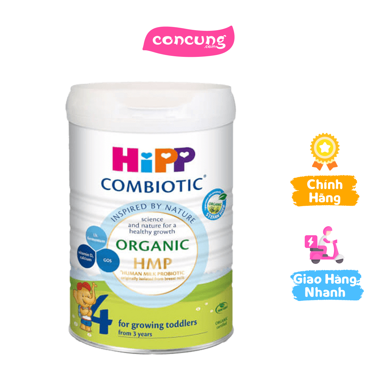 HiPP 4 Organic Combiotic 800g, trên 3 tuổi