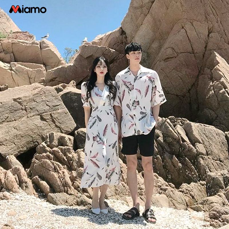 Đồ đôi couple nam nữ đi biển, du lịch thời trang Miamo TN544 (Kèm ảnh thật)