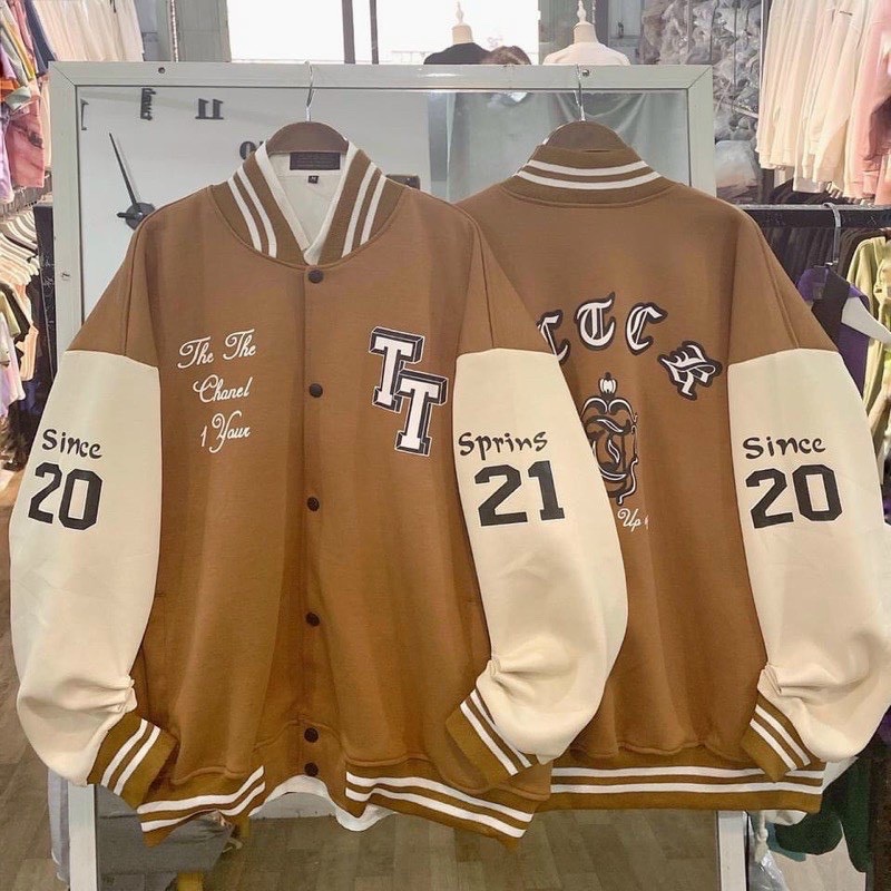 [HCM]Áo Khoác Cardigan Nam Nữ Chất Liệu Nỉ Dày Dặn Không Xù in Phối Logo TT Kèm Số 21 Độc Đáo.Tp