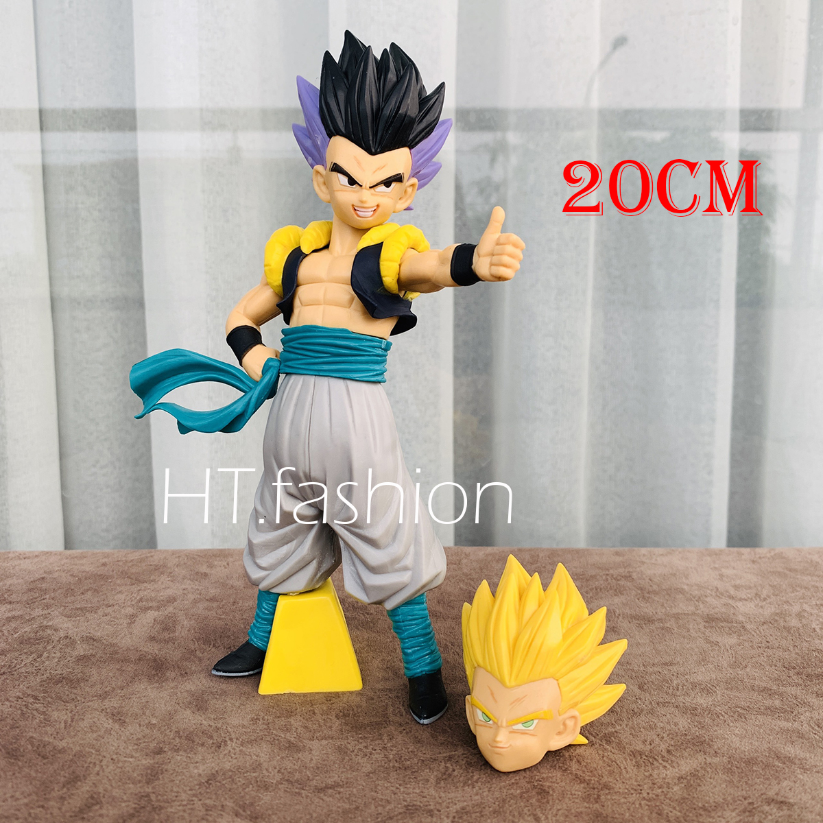 Siêu hot - mô hình dragon ball gotenks ros có 2 đầu có thể tháo rời thay thế