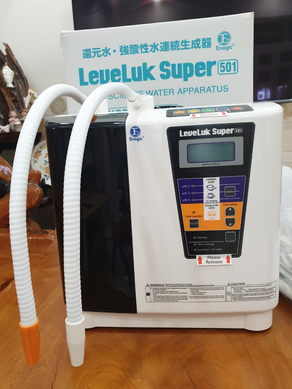 Máy lọc nước ion kiềm Kangen Leveluk Super 501 - Thiết bị điện giải từ Nhật Bản