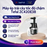Máy ép trái cây tốc độ chậm Tefal ZC420E38 - Công suất 150W - Bảo Hành 24 Tháng