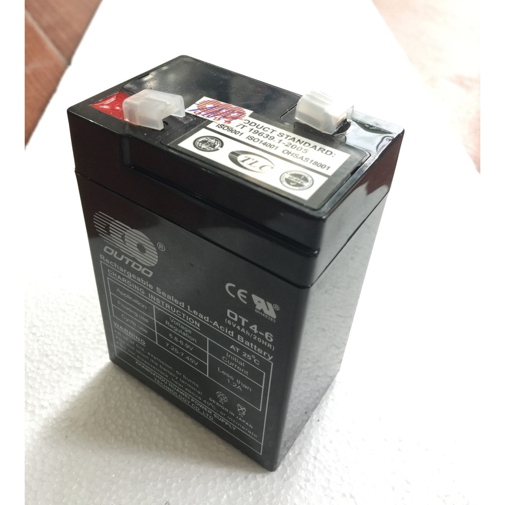 Bình Ác Quy 6V4  Bình Ác Quy Xe Điện Trẻ Em  Ác Quy Ô Tô Điện  Ác Quy Xe Máy Điện  6V4.5