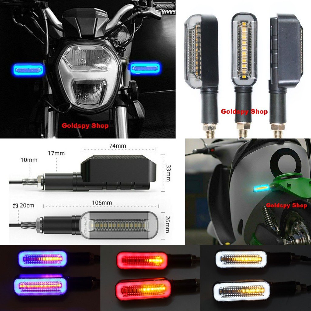 Đèn led xi nhan kiểu Spirit Beast L20 nháy hiệu ứng Audi