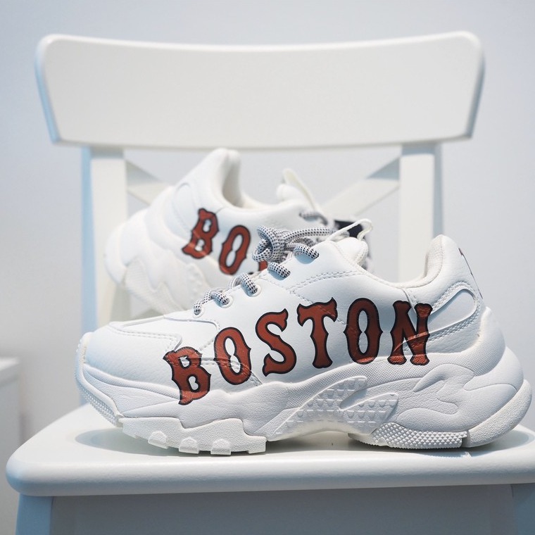 Giày Sneaker MLB Boston Chữ đỏ ( Giày Thể thao Nam nữ MLB)