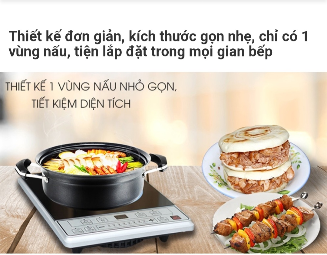 BẾP ĐIỆN TỪ MIDEA: MI-B2015DE
