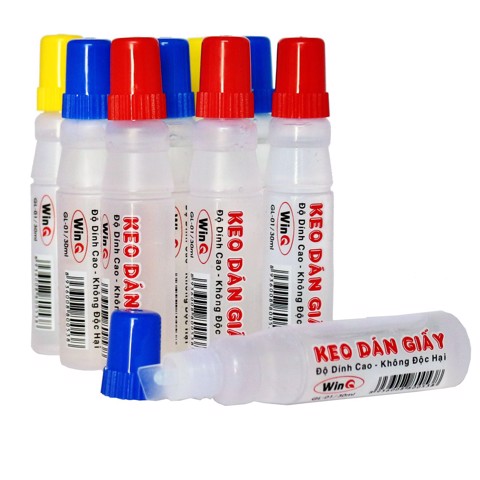 1 lốc hồ nước dán giấy winq 30 ml