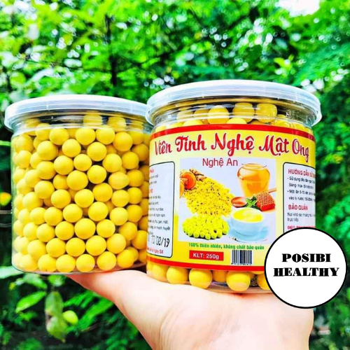 💟💟 viên tinh nghệ mật ong hỗ trợ làm đẹp da 500g