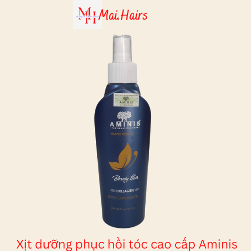 Xịt dưỡng phục hồi chăm sóc tóc Aminis 220ml