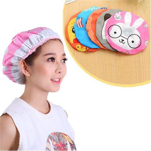 Mũ trùm tóc khi tắm hình thú siêu dễ thương