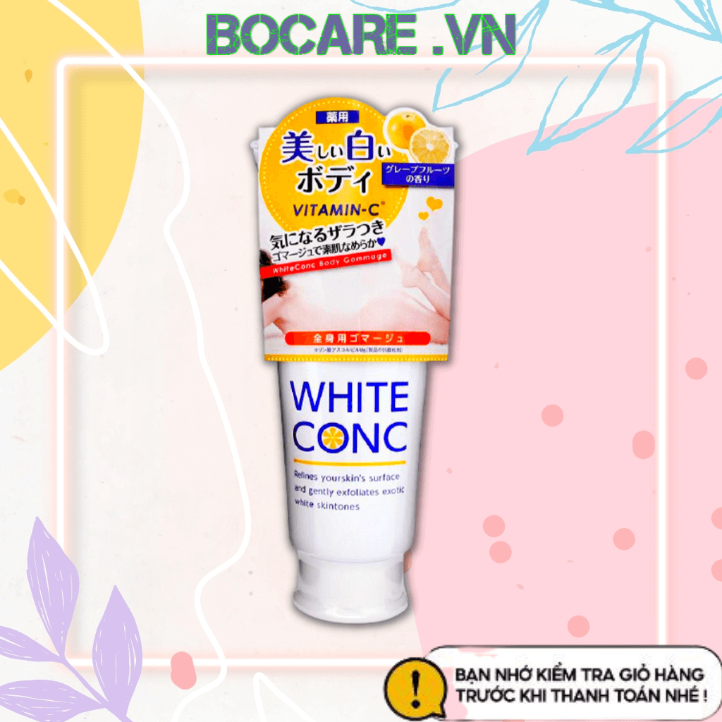 Tẩy da chết [Sạch 100%- Hàng AUTH] tẩy tế bào chết White Conc