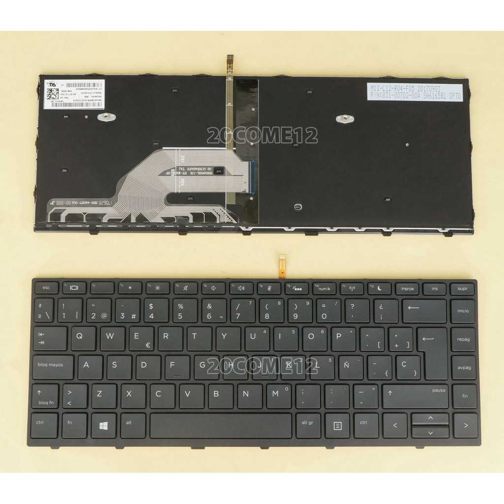 Bàn Phím Laptop HP Probook 430 G5 440 G5 445 G5 Loại CÓ ĐÈN LED Hàng mới  Bảo Hành Toàn Quốc