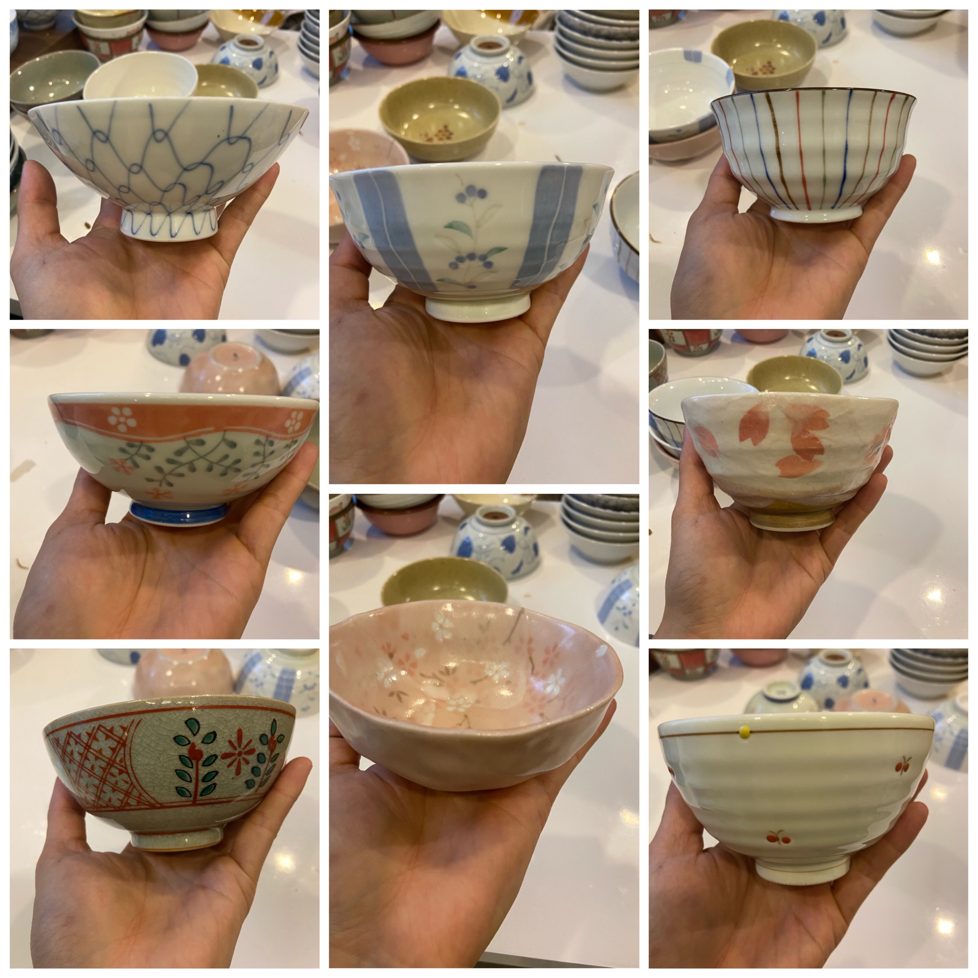 Chén gốm sứ nhật đẹp nhiều mẫu đa dạng giá tốt