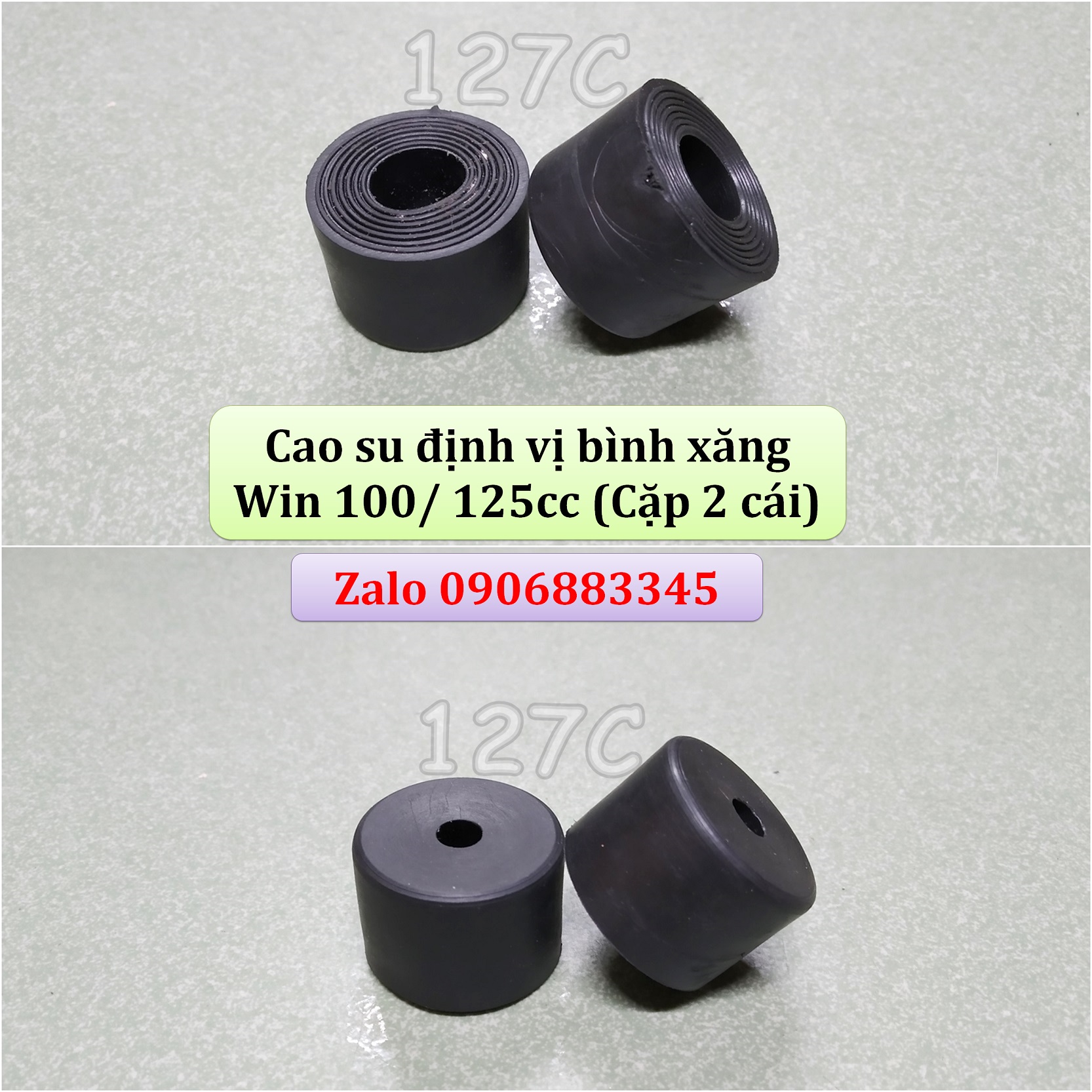 [HCM] Cao su định vị bình xăng Win 100/ 125cc (Cặp 2 cái)