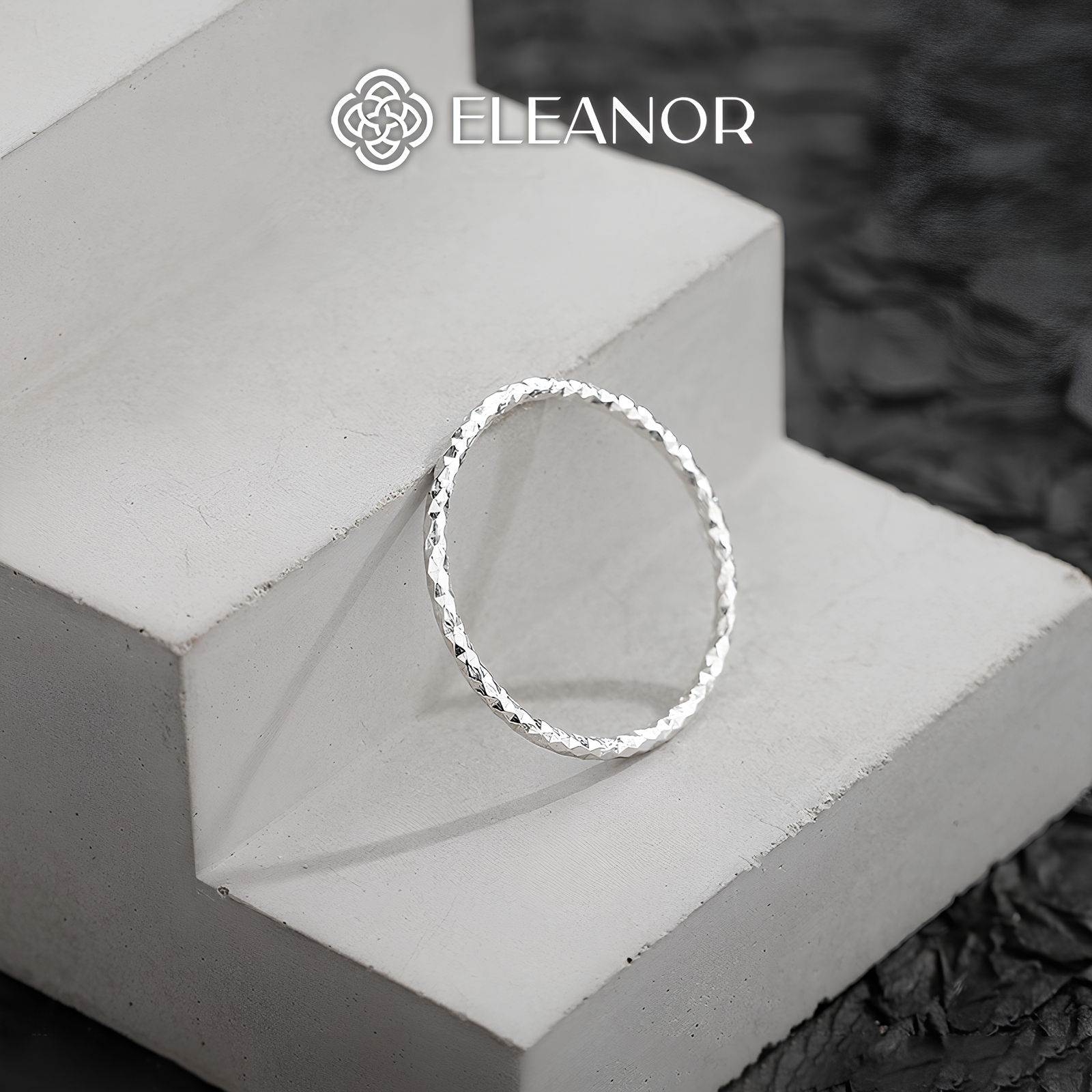 Nhẫn nữ bạc 925 Eleanor Accessories nhẫn kiểu dáng basic phụ kiện trang sức 5622