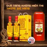 [Tặng Sốt muối chấm] Hộp 2 Chai - 60N - 500ml Nước Mắm Tĩn Cá Cơm Ruột Đỏ Độ Đạm 60N Chai Thuỷ Tinh 500ml Nước Mắm Truyền Thống Sạch