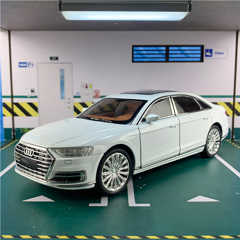 Mô hình xe audi a8 tỉ lệ 1:24 chezhi