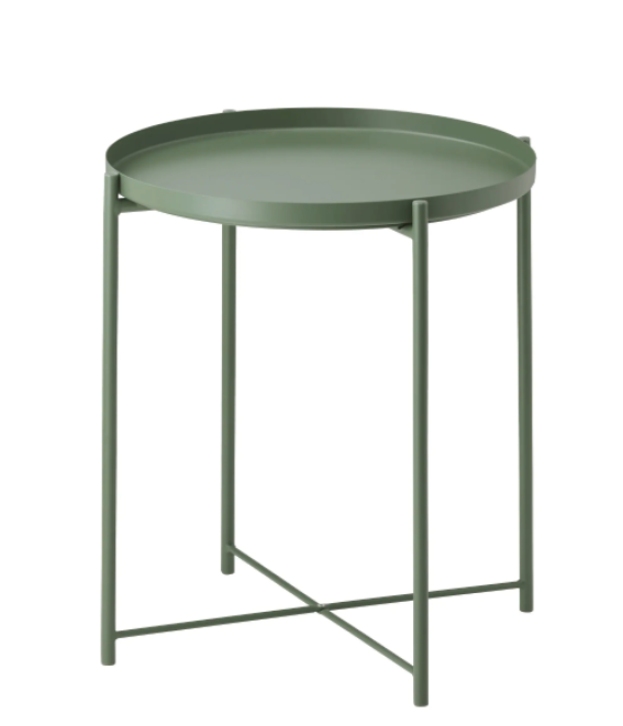 Bàn trà ikea gladom chính hãng - xanh rêu