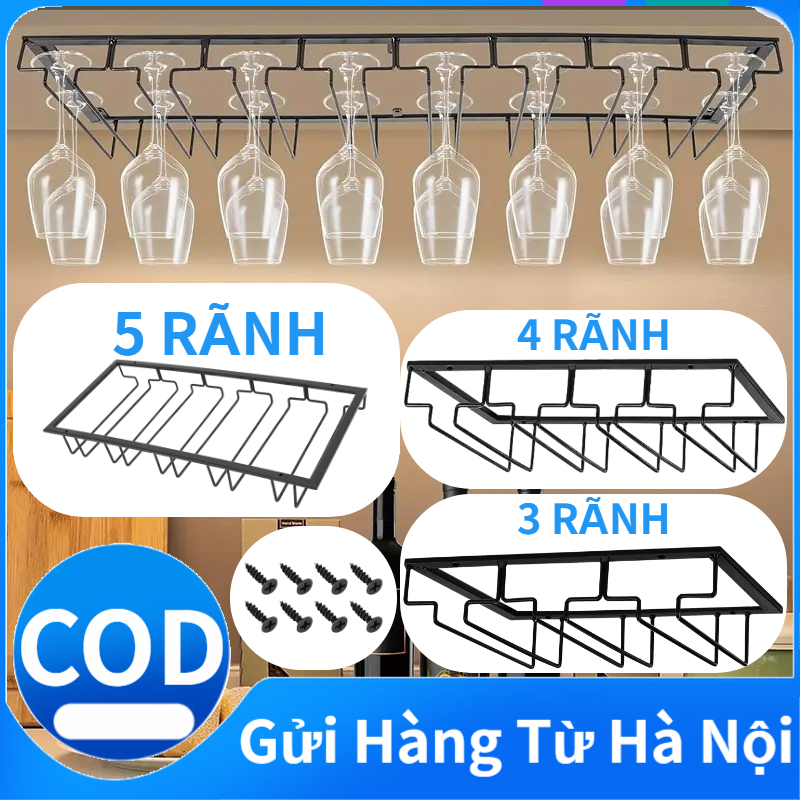 Giá treo ly rượu vang đỏ inox giá treo ly chân cao giá treo ly rượu vang phong cách châu âu giá treo ngược giá treo ly treo ngược gia dụng